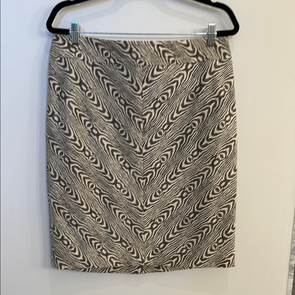 Chic Zebra Print Women's Skirt
